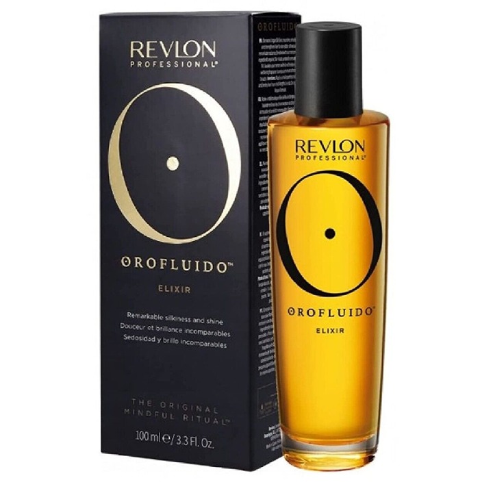 Revlon OROFLUIDO Elixir hair silkiness & shine 100ml 3.3 fl oz FREE SHIPPING