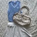 Michael Kors Vanilla Satchel Bag Genuine Leather