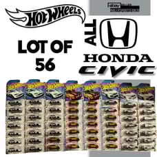Lot Of 56 Hot Wheels 2018 Honda Civic Type R ‘73 Custom Orange & White JDM New