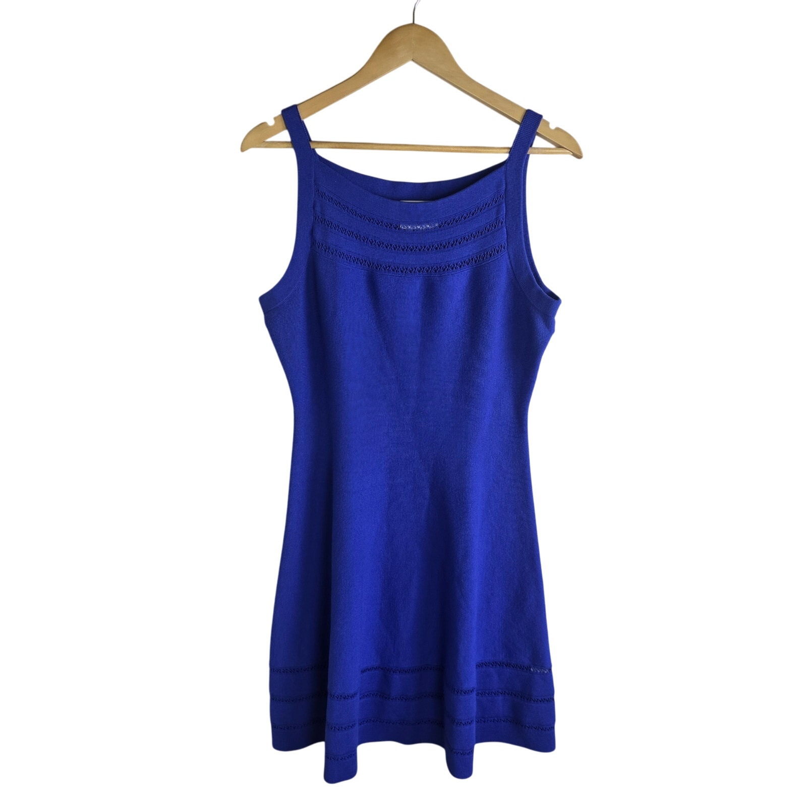 Kate Spade Open Cable Sweater Dress - Hyacinth Blue - Medium - NWOT