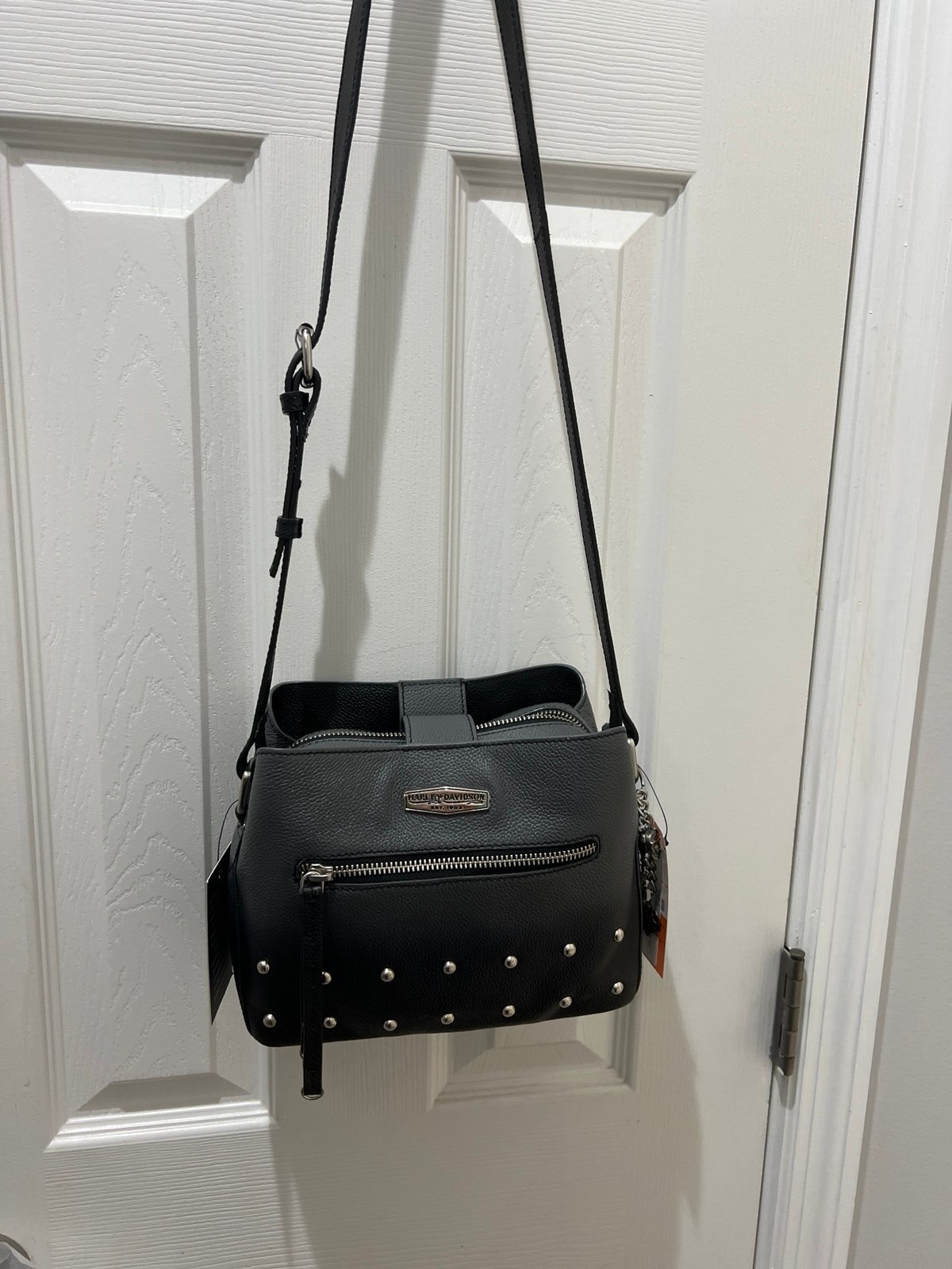 Harley Davidson grey Ombré crossbody purse