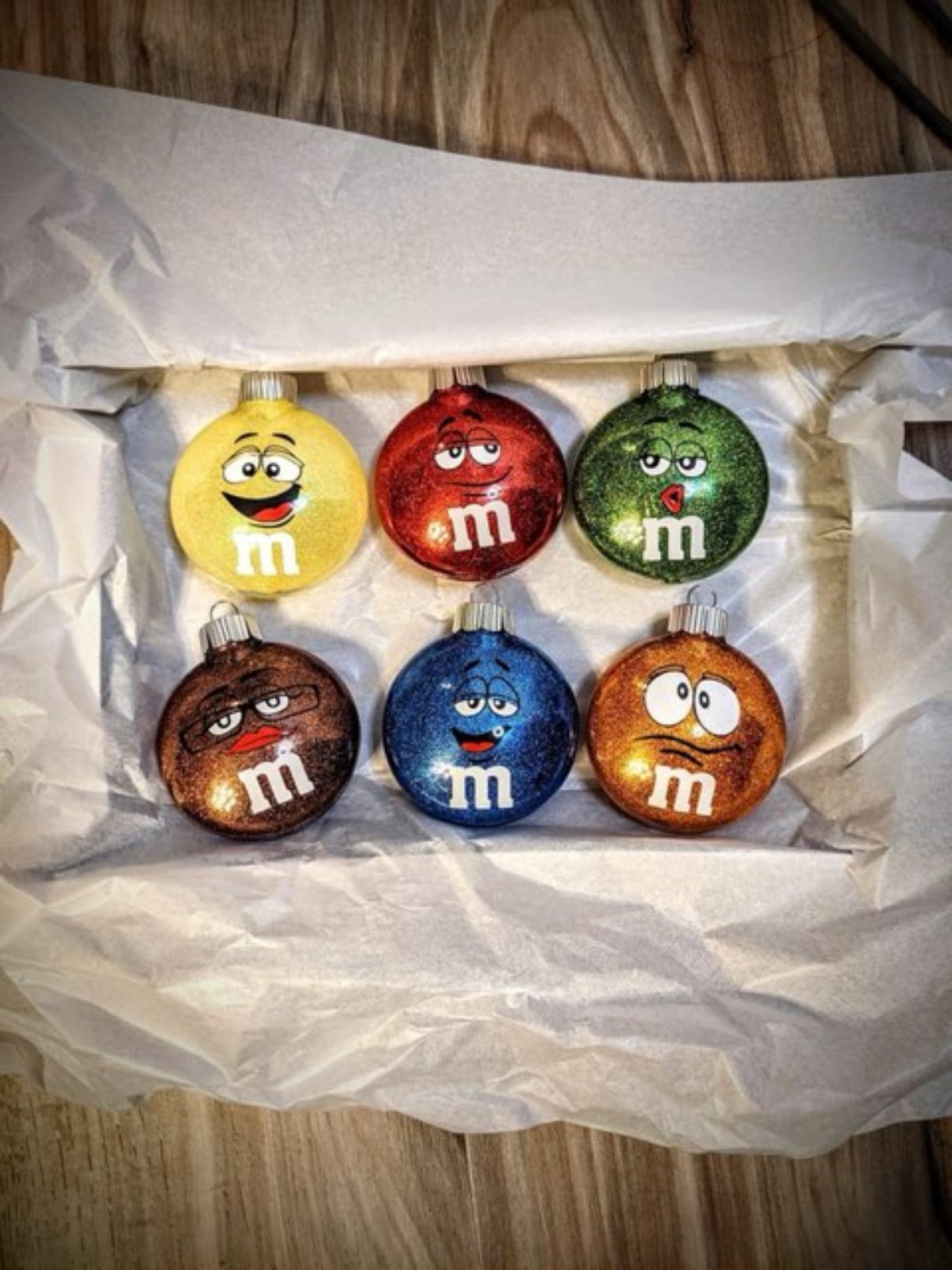 M&M ornament set