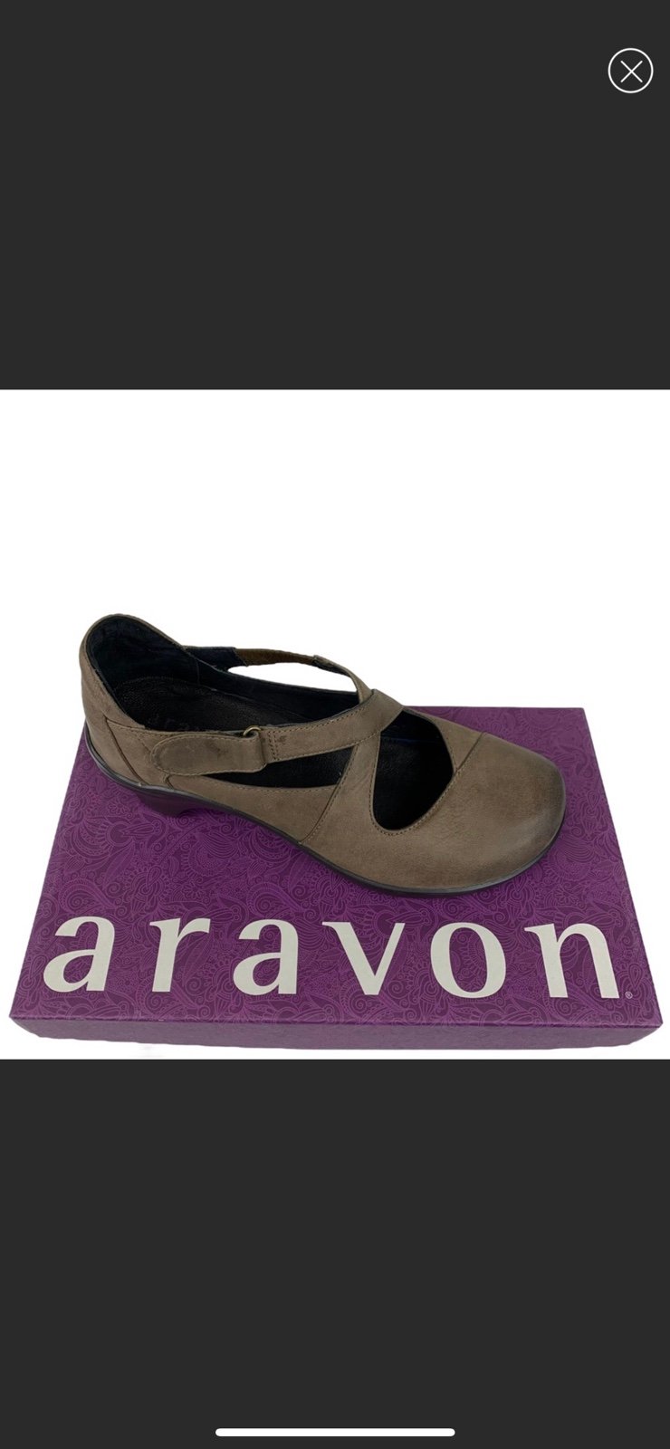 Aravon Womens Mona Slip On Pump Shoes Size 7.5B