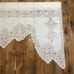 Lace Valance Window Vintage 58 wide