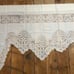 Lace Valance Window Vintage 58 wide