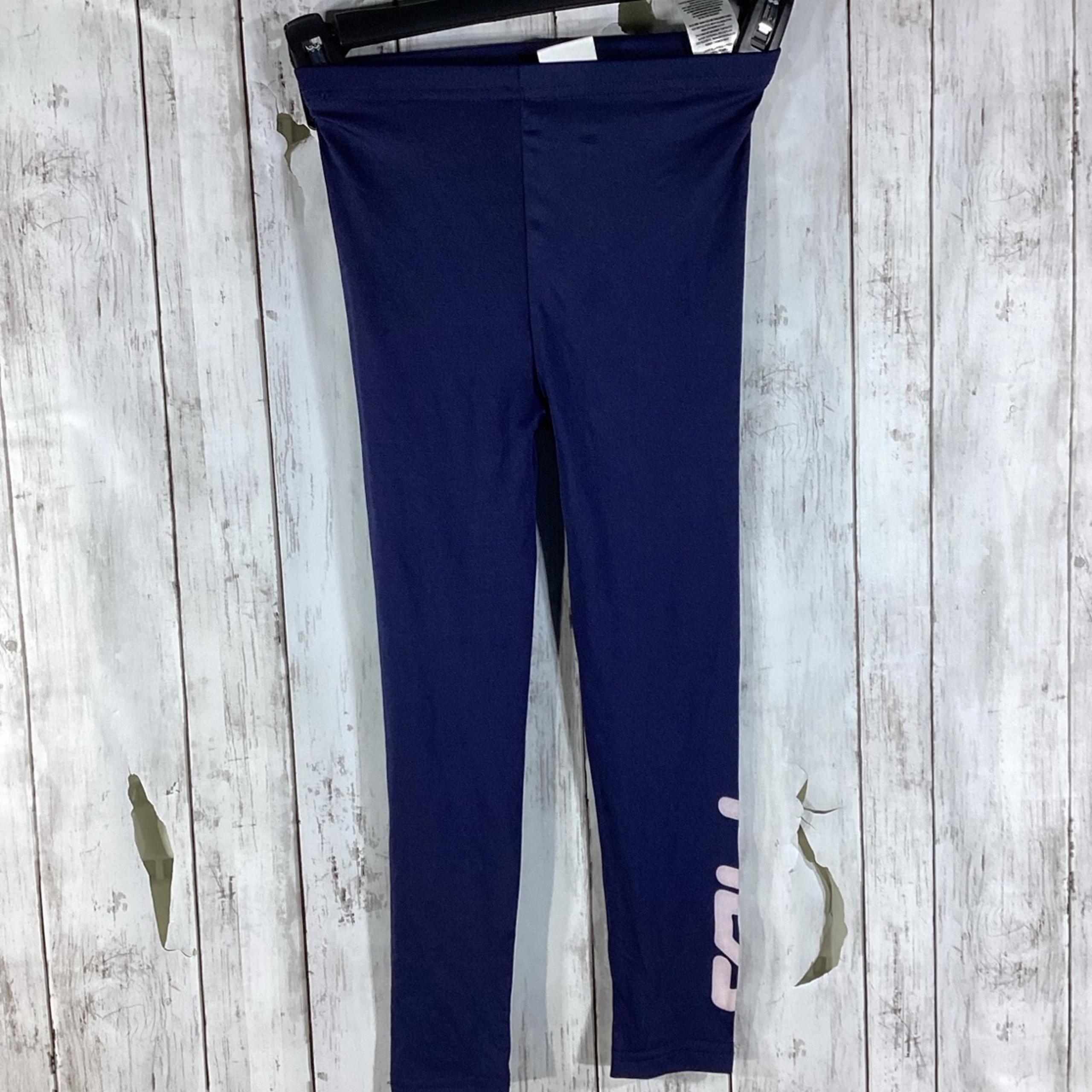 FILA CHIC BLUE LOGO PRINT LEGGINGS small sportwear casual