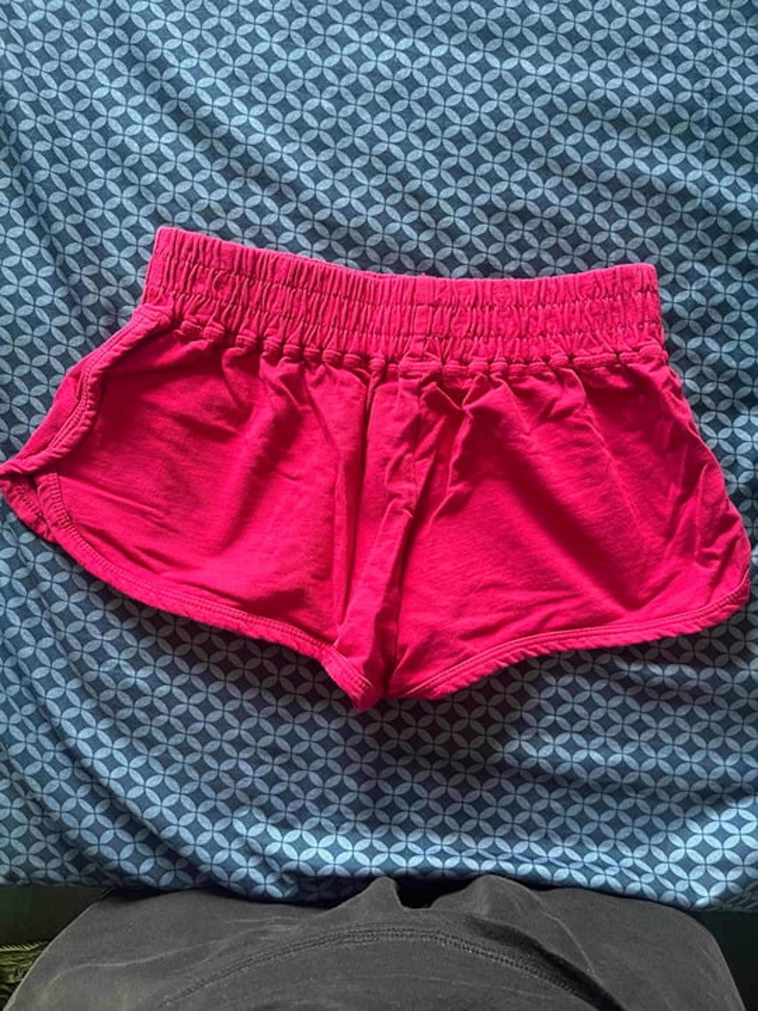 Spiritual Gangster magenta 100% cotton micro shorts - Women's size: medium