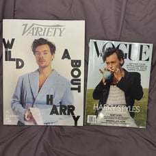 Harry styles variety and vogue magazine