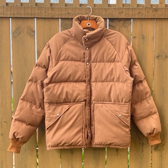 Alpine Designs Colorado USA Brown Puffer Snap Jacket Women’s Medium