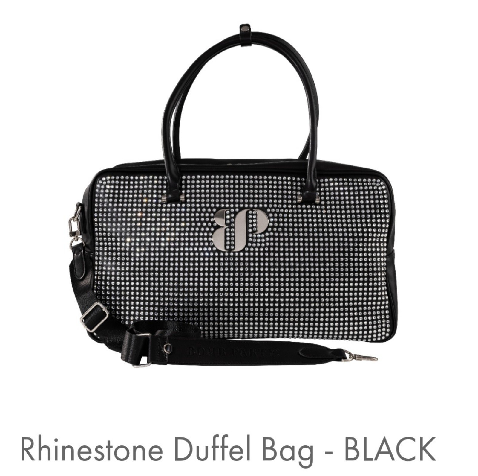 Bomb Party Rhinestone Duffle