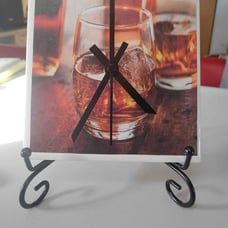Bourbon Ceramic Desk Clock