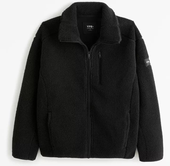 Abercrombie YPB Neo warm Hooded Sherpa Black