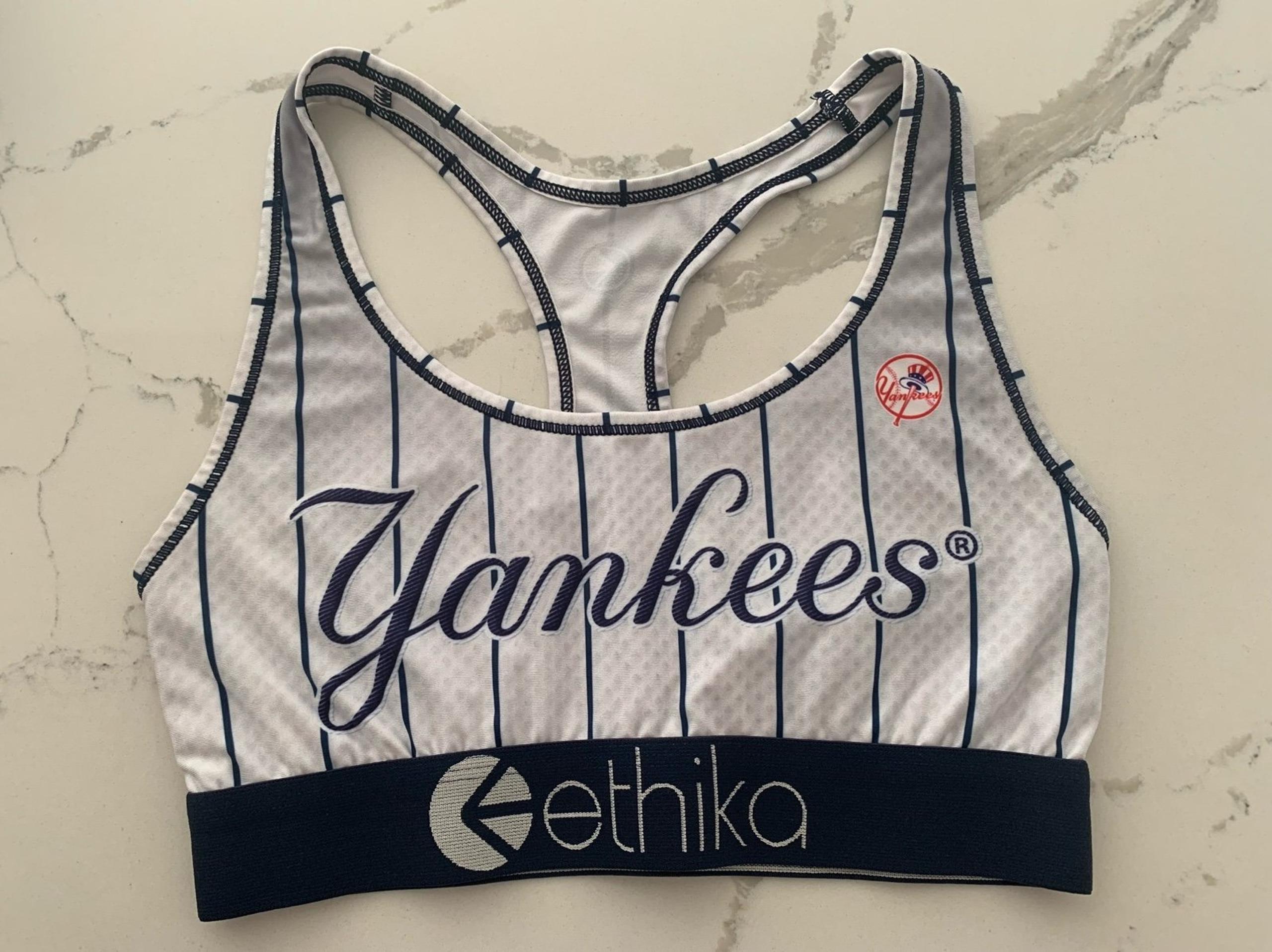 Ethika women’s Yankees sports bra size small FREE SHIPPING