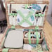 Wicker Carnival Picnic Picnic Basket W/Accessories PRE-OWNED