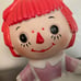 Rare Lefton Raggedy Ann Andy Night Light ** no cords