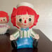 Rare Lefton Raggedy Ann Andy Night Light ** no cords