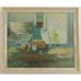 Old Oil Painting on Canvas Outdoor House