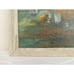 Old Oil Painting on Canvas Outdoor House
