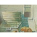 Old Oil Painting on Canvas Outdoor House