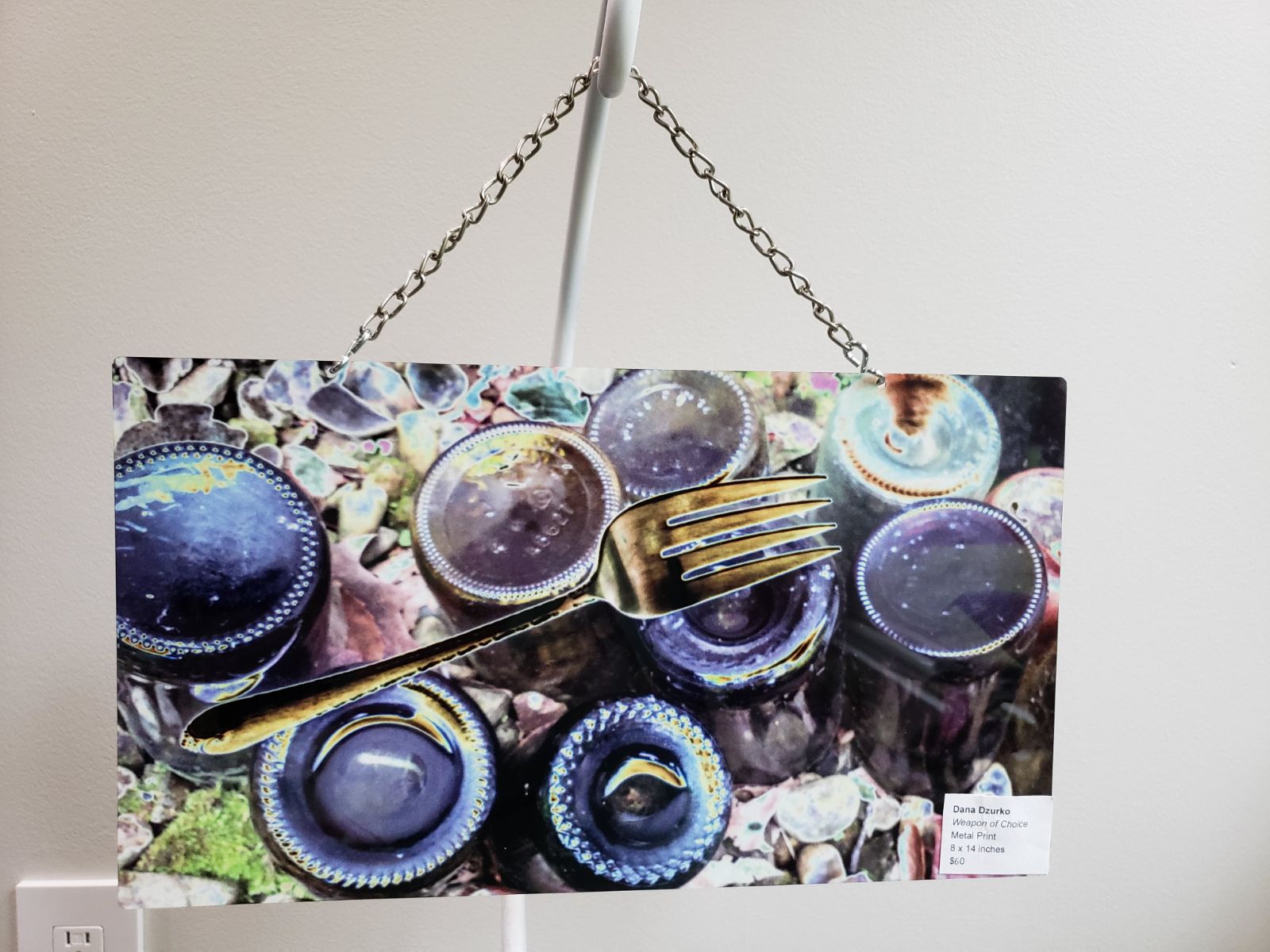 Photograph on metal