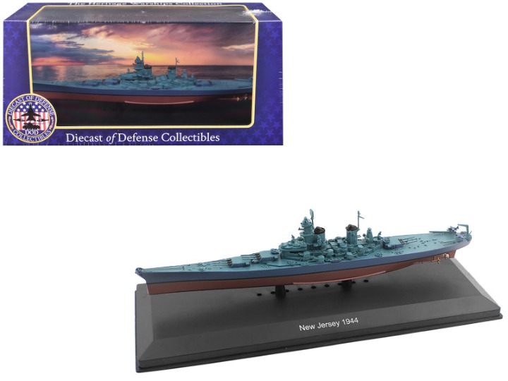USS New Jersey (BB-62) Battleship (1944) 1/1100 Diecast Model
