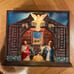 Vintage 1950’s Crèche - plastic/wood music box with light