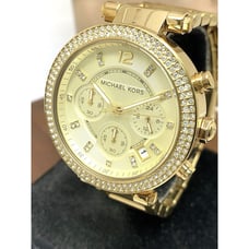 Michael Kors Women's Watch MK5354 Parker Gemmed Quartz 39mm Gold Stainless Steel