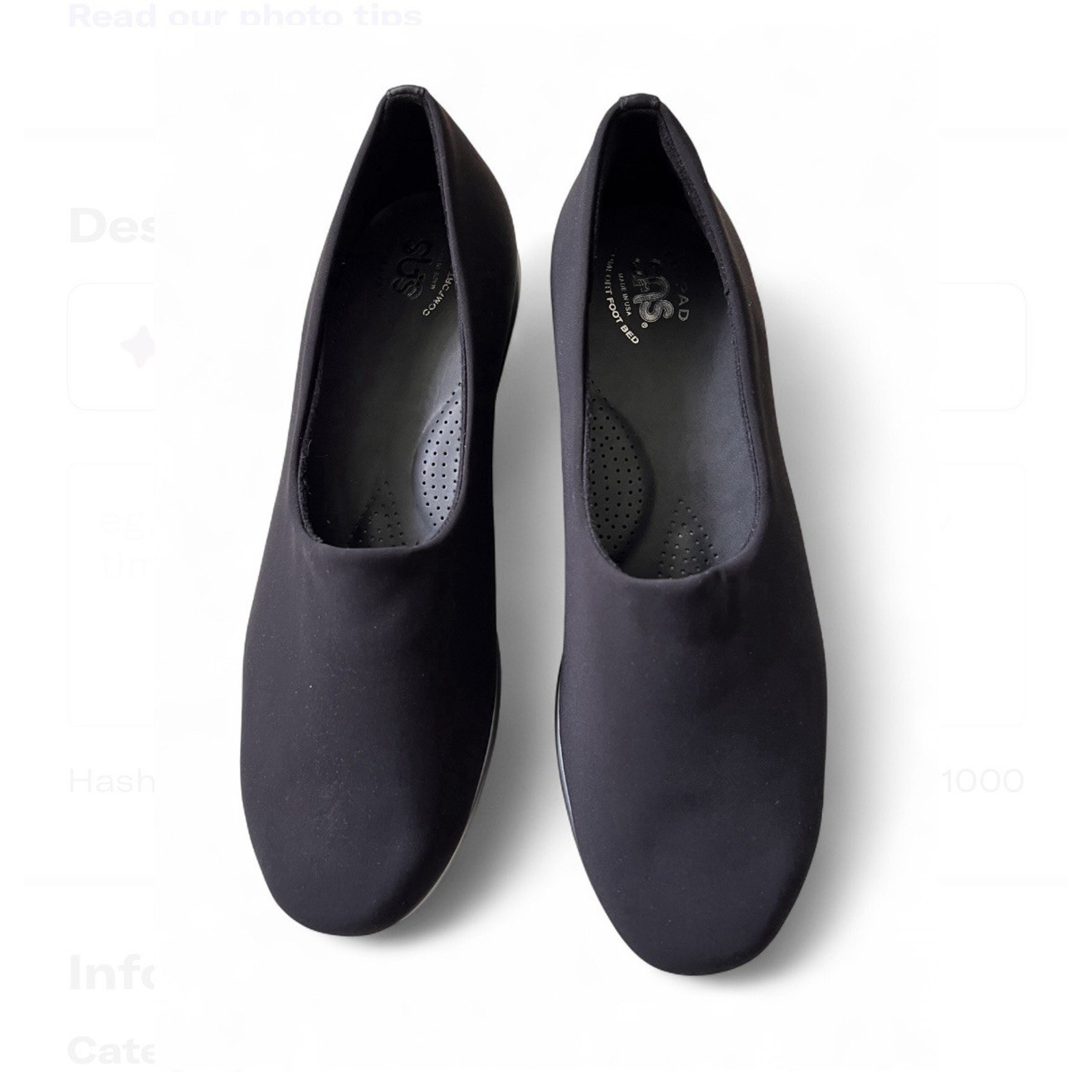 SAS Shoes Women's Bliss Black Brand New In Box 10,5 W Wide Tripad Comfort USA