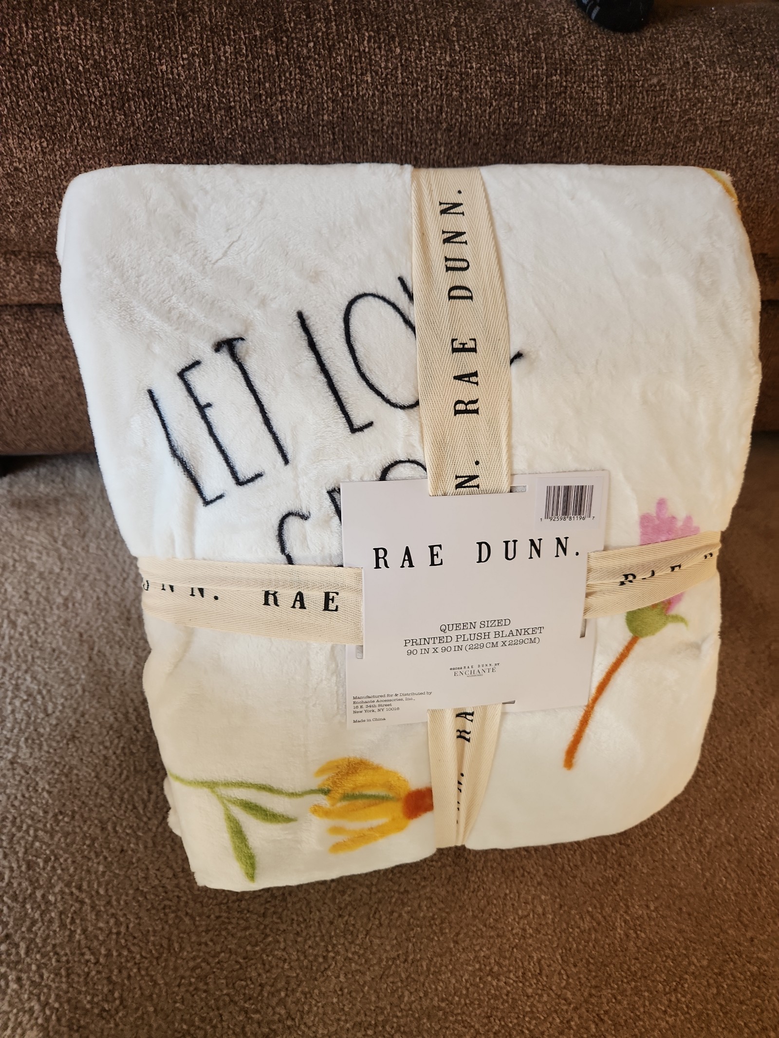 Rae dunn queen size blanket new arrivals