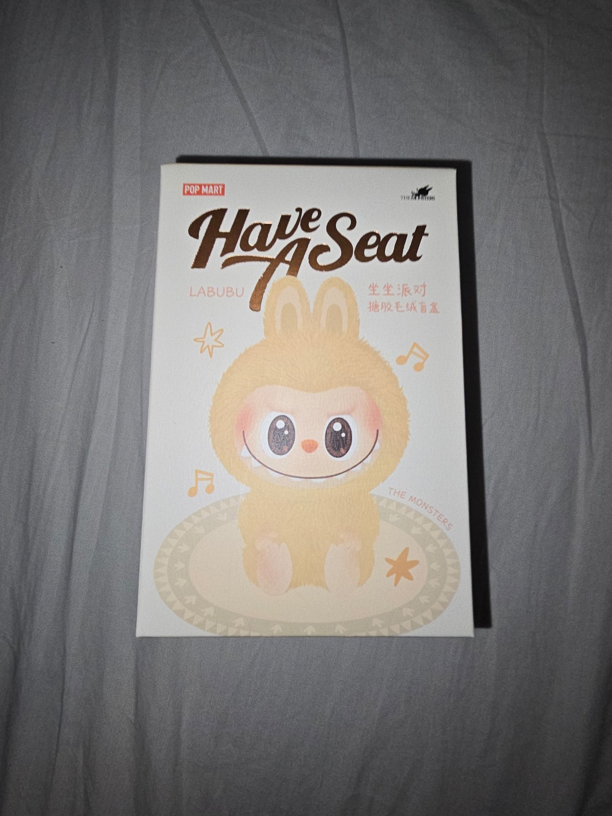 have a seat labubu blind box unopened