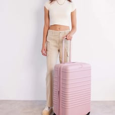 BEIS The Medium Check-In Roller in Atlas Pink - 310 Retail - NEW