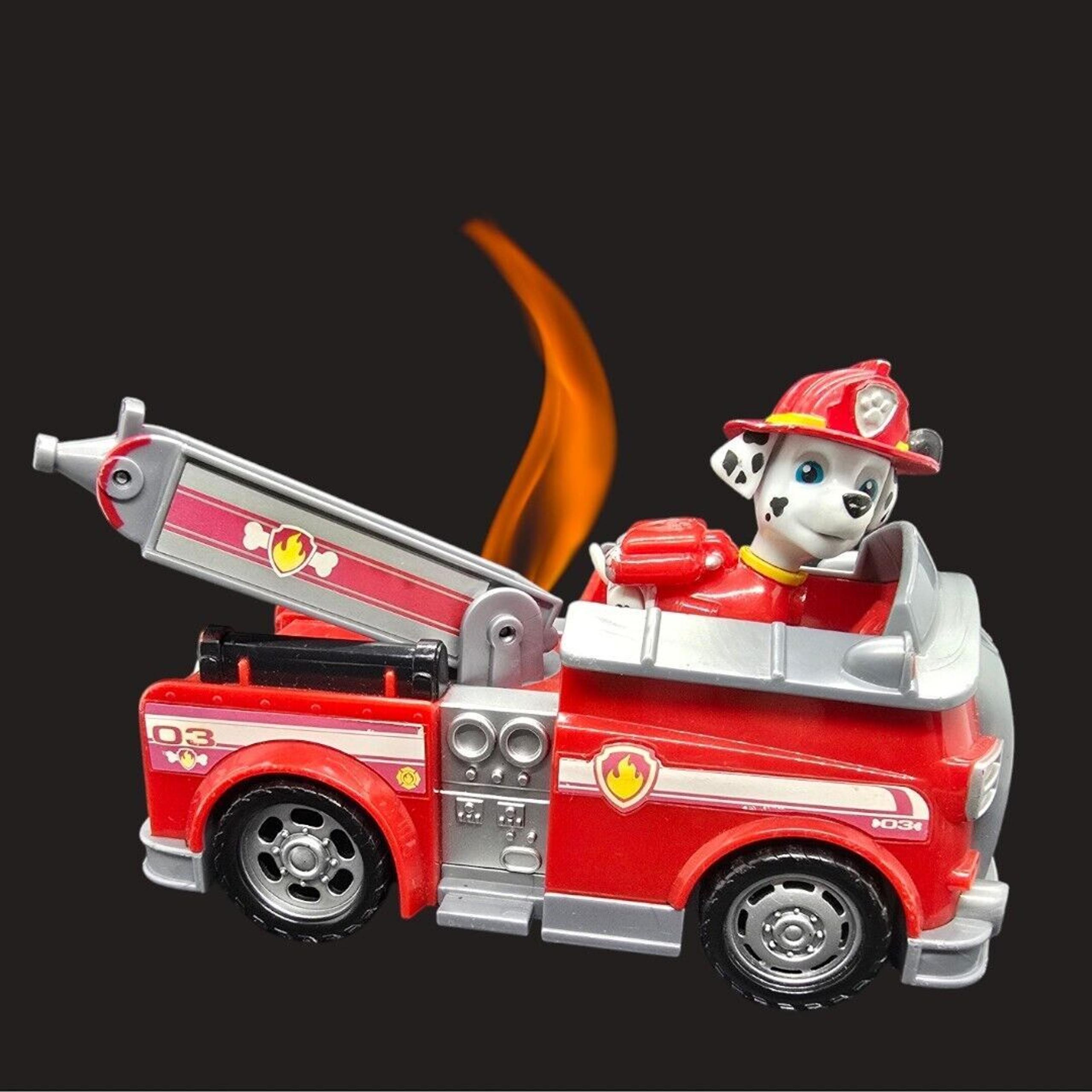 Paw Patrol Marshall Figure Fire Truck Vehicle