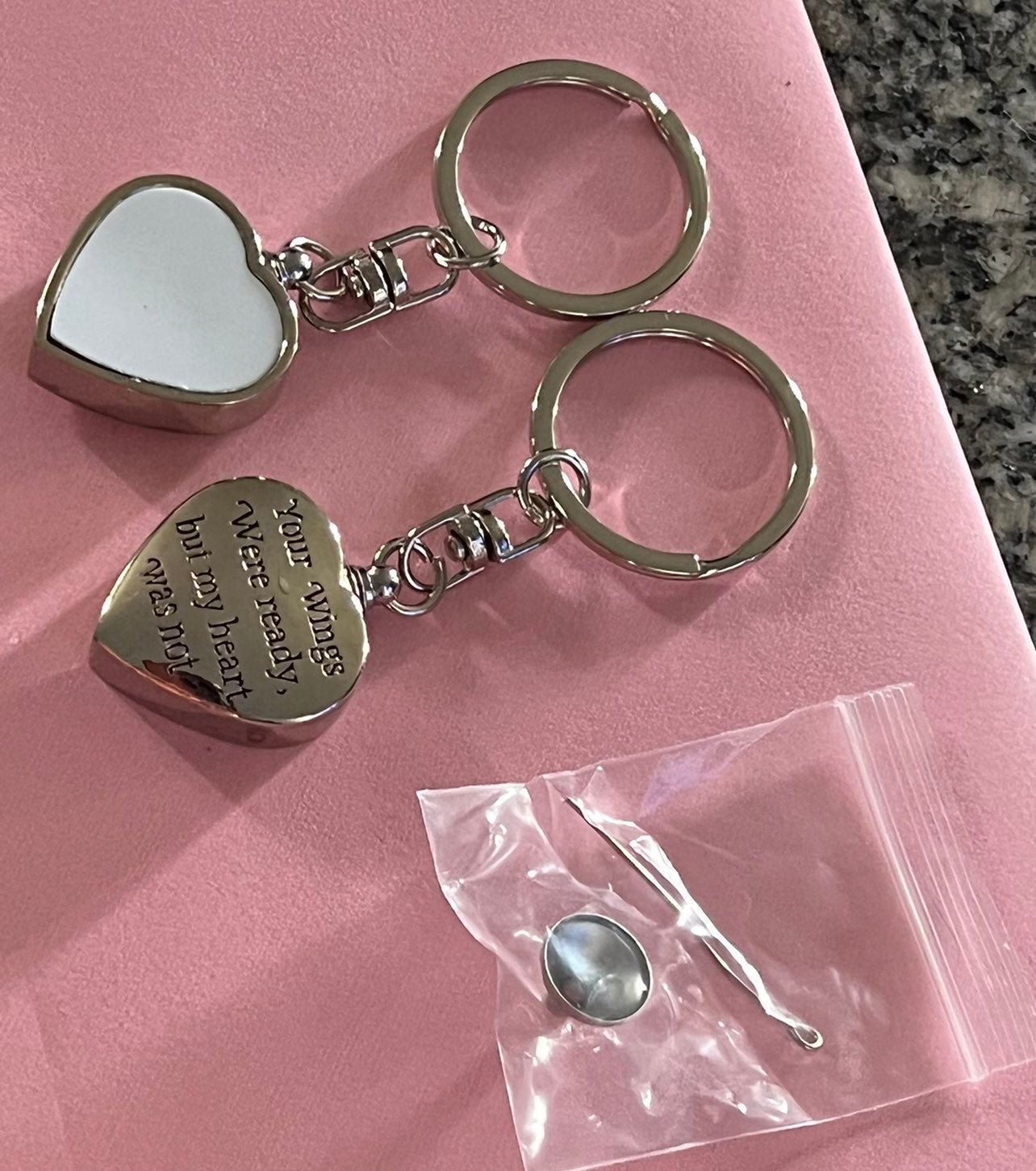 4- Sublimation urn keychain blank