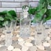 Godinger Dublin collection crystal spirits decanter with shot glasses