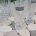 Godinger Dublin collection crystal spirits decanter with shot glasses
