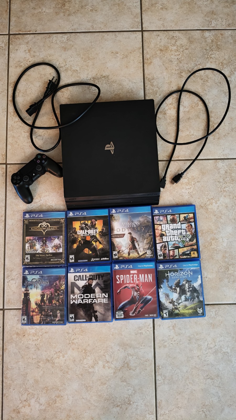 PS4 pro with games