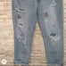 NWT Lucky Brand Floral Embroidered Boyfriend Jeans Size 6/28
