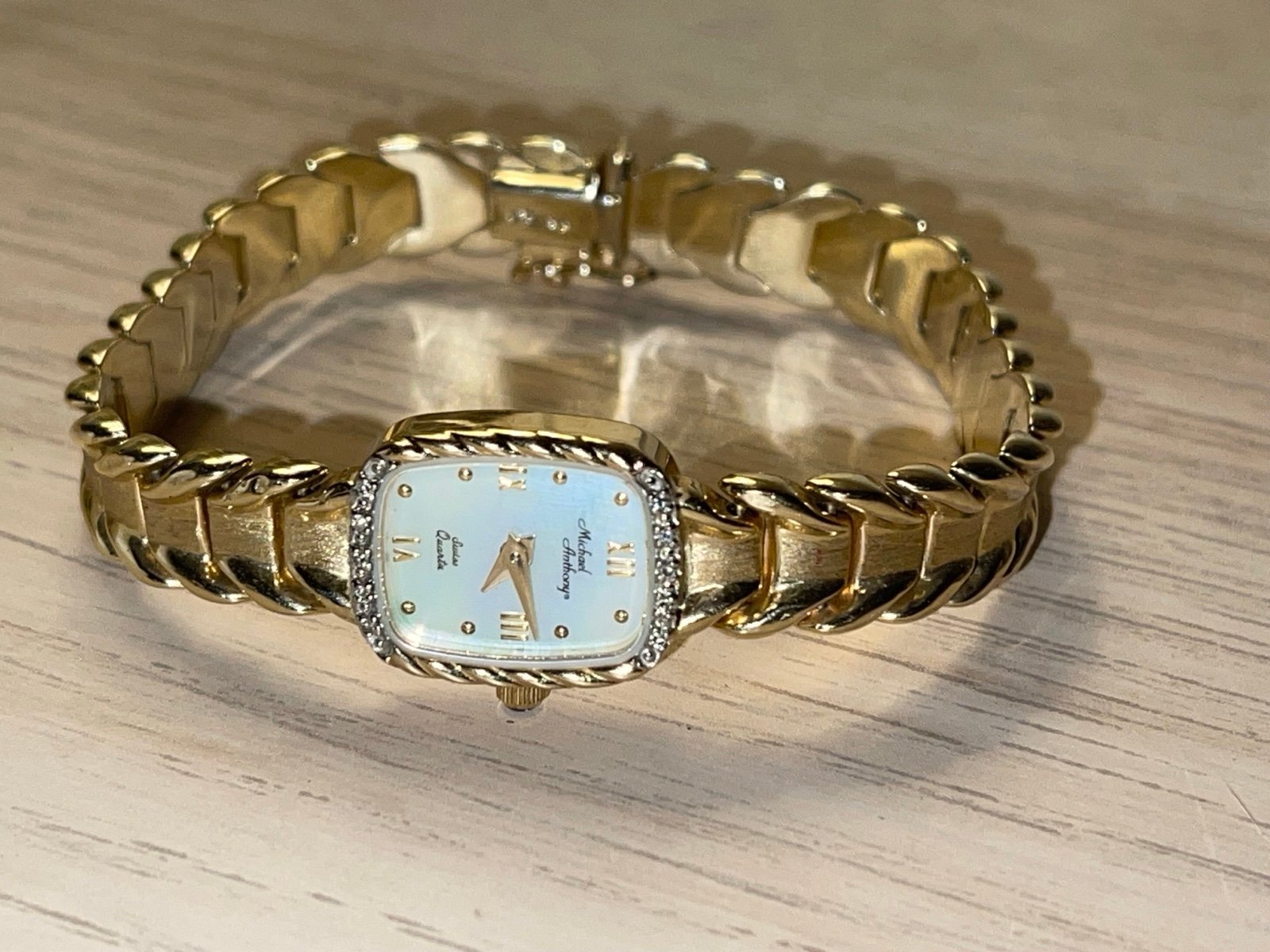 14kt Gold Michael Anthony Swiss Watch