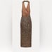 ZARA SEQUIN MIDI DRESS