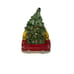 Blue Sky Clayworks Red Truck Christmas Tree Cookie Jar LRG 13” New