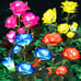 Solar Garden Llights - Flowers Roses Lights Outdoor Garden Decorative, 20 Roses
