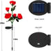 Solar Garden Llights - Flowers Roses Lights Outdoor Garden Decorative, 20 Roses