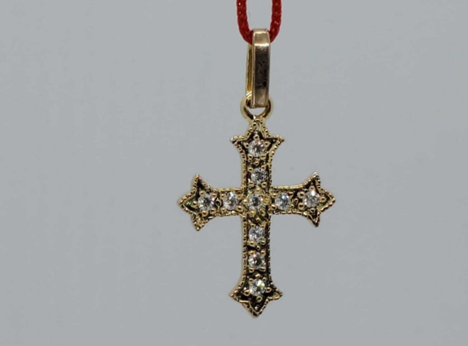 14k Yellow Gold Pendant, with 10 Diamonds, is a new model, for daily use, ideal