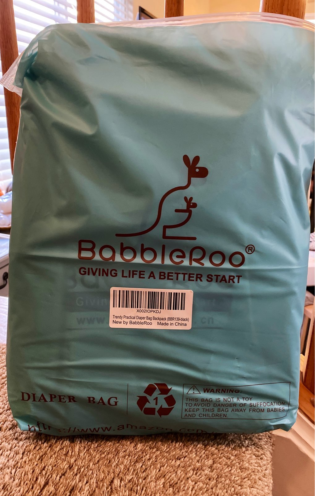 Babbleroo diaper bag