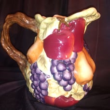 XL Sonoma Villa Fruit Pitcher Earthenwar