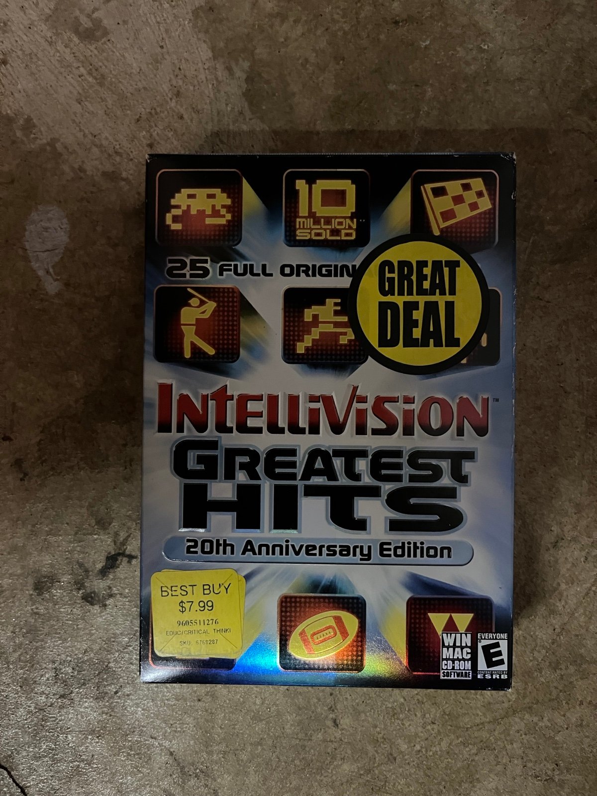 Intellivision Greatest Hits 20th Anniversary CD Rom NEW in Box!