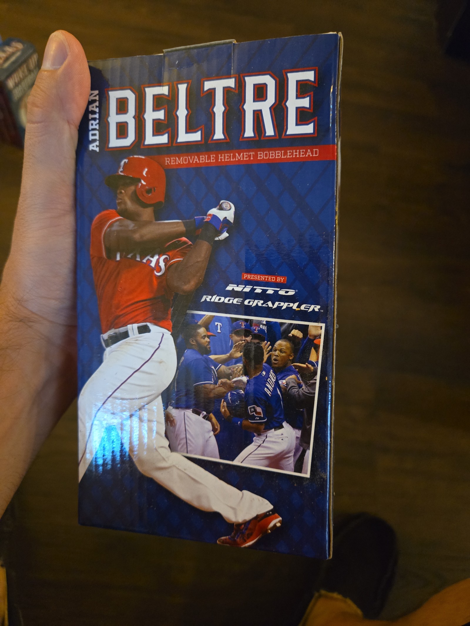 Adrian Beltre REMOVABLE HELMET 2016 Texas Rangers Bobblehead SGA