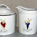 Pottery Barn Reindeer Sugar & Creamer NEW Dasher & Vixen Serving Set SOLD OUT