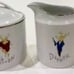 Pottery Barn Reindeer Sugar & Creamer NEW Dasher & Vixen Serving Set SOLD OUT