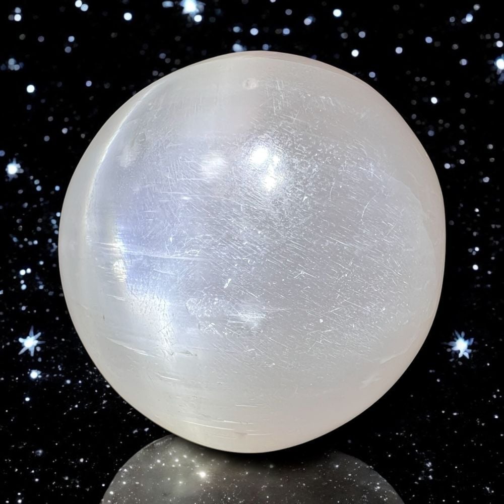 Selenite Crystal Sphere (2)